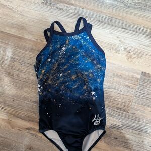 Sylvia P Child 8 Leotard Navy Blue
